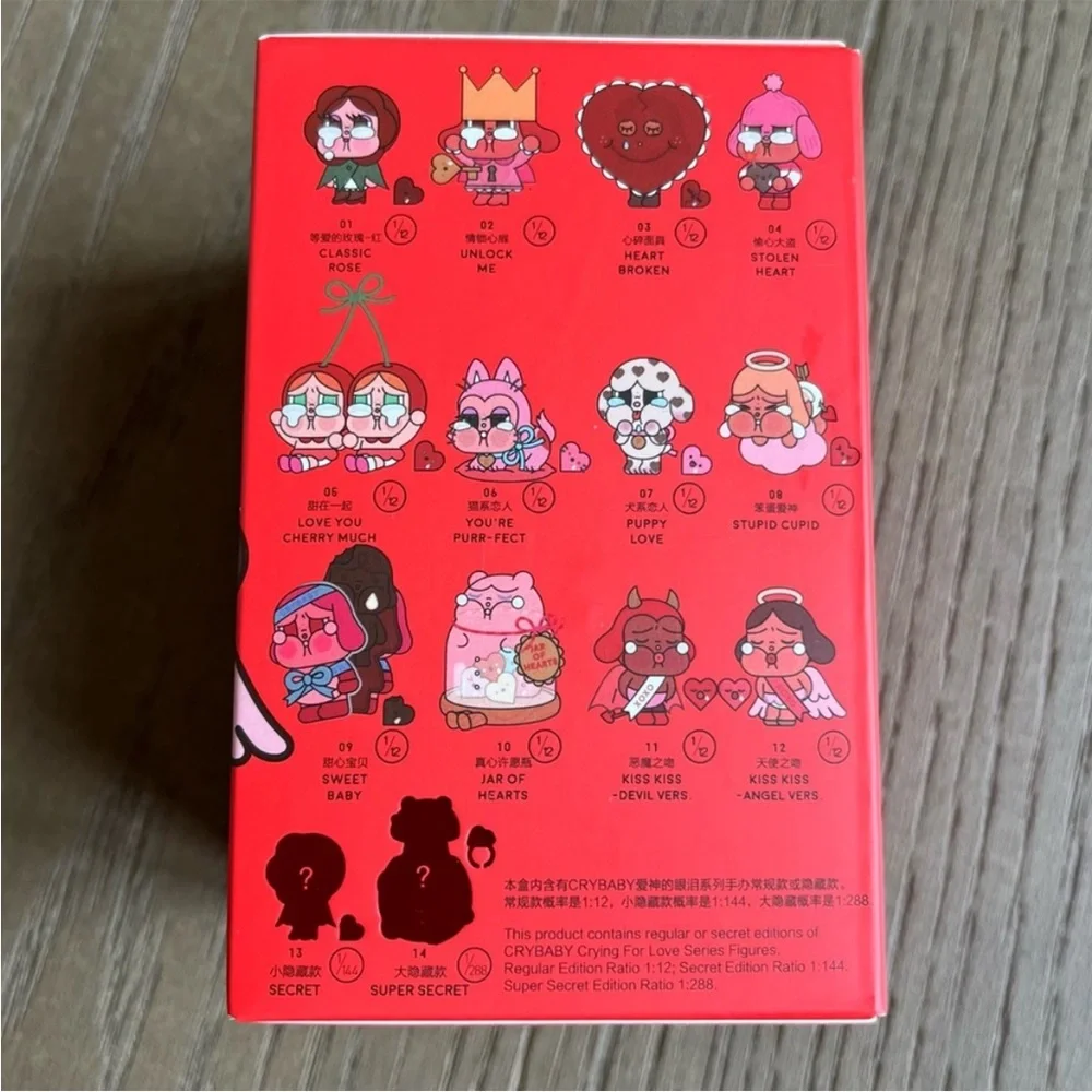 CRYBABY You’re Purr-fect Figure Cry Baby AUTHENTIC Popmart Crying For Love NIB! - Picture 7 of 11